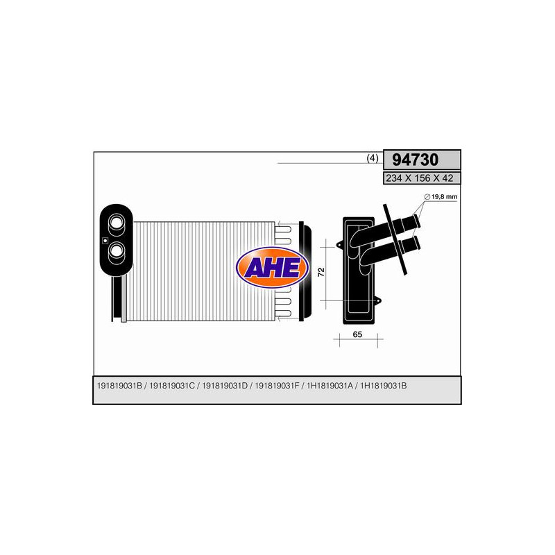 Radiateur de chauffage