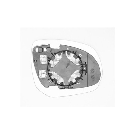 Glace de rétroviseur côté chauffeur