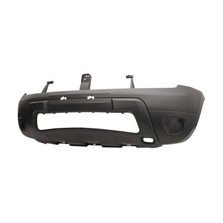 Pare-chocs avant noir sans trous antibrouillard