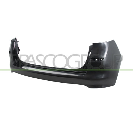 Parachoques Trasero Negro-Liso A Imprimar-Con Marcos Sensores Aparcamiento