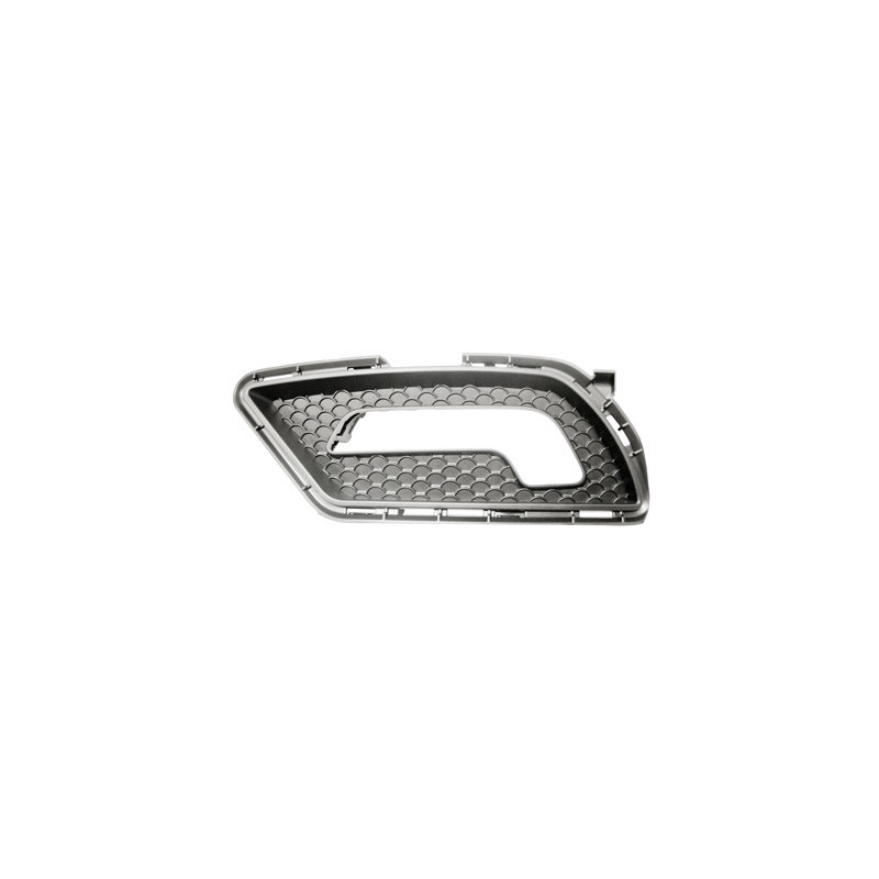 Rejilla Izquierda Parachoques-Negra-Con Agujeros Antiniebla Mod. Amg