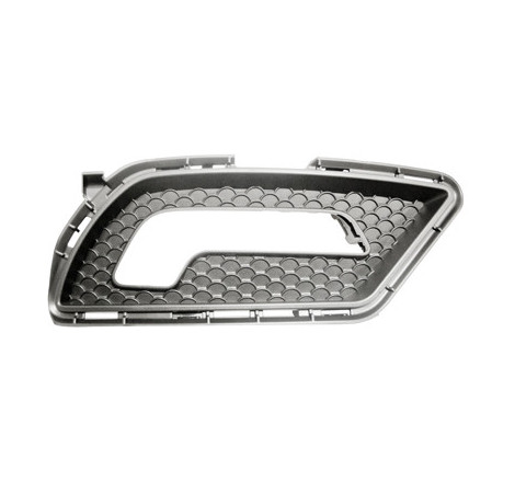 Rejilla Derecha Parachoques-Negra-Con Agujero Antiniebla Mod. Amg