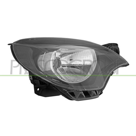 Phare côté passager H4 Electrique Sans Moteur-Noir