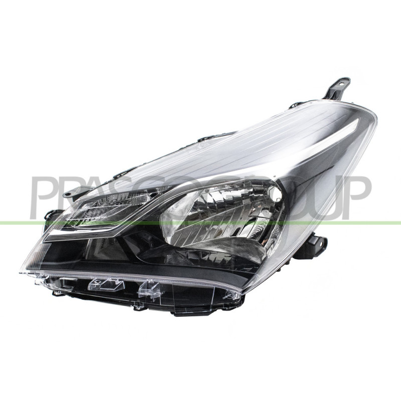 Optica Izquierda H4 Electrica-Sin Motor-Negra