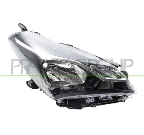 Optica Derecha H4 Electrica-Sin Motor-Negra