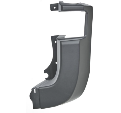 Crosse gris de pare-chocs arrière côté passager