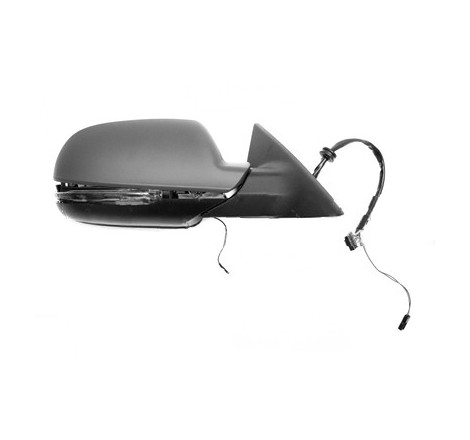 Rétroviseur électrique, rabattable électriquement, à peindre avec apprêt