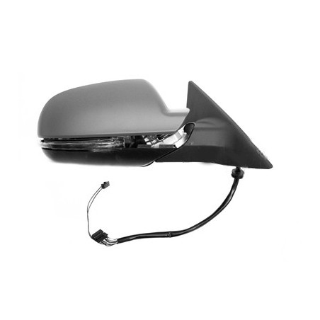 Rétroviseur électrique, rabattable électriquement, à peindre avec apprêt