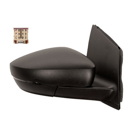 Rétroviseur manuel noir côté passager