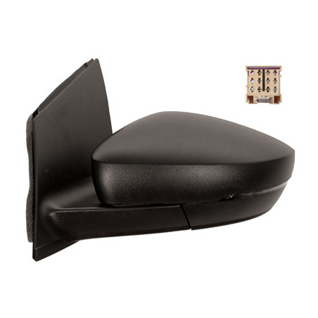 Rétroviseur manuel noir côté chauffeur