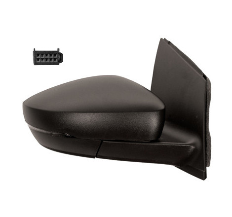 Rétroviseur manuel noir côté passager
