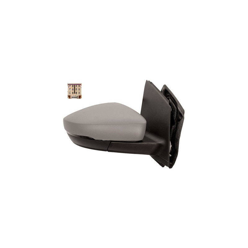 Rétroviseur manuel à peindre avec apprêt côté passager