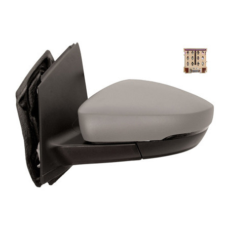 Rétroviseur manuel à peindre avec apprêt côté chauffeur