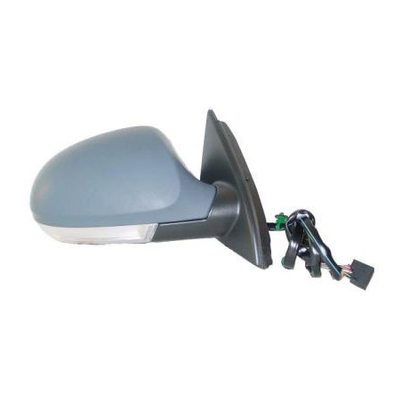 Rétroviseur électrique, rabattable électriquement, à peindre avec apprêt