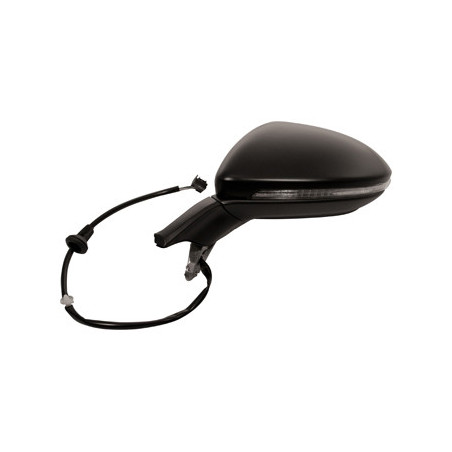 Rétroviseur électrique noir côté chauffeur