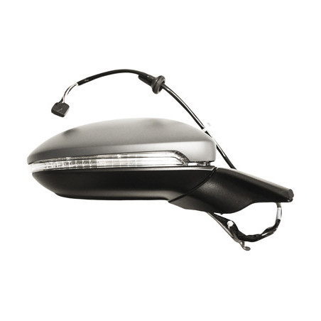 Rétroviseur électrique, rabattable électriquement, à peindre avec apprêt