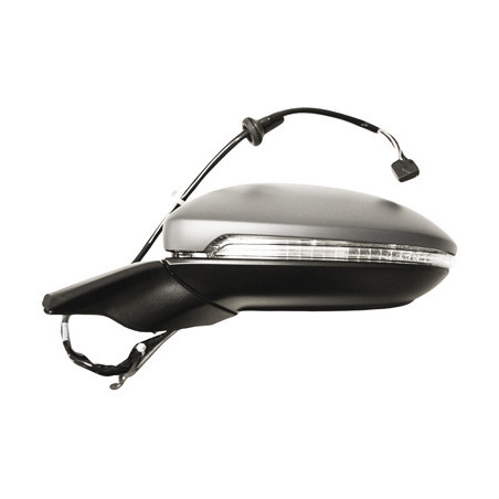 Rétroviseur électrique, rabattable électriquement, à peindre avec apprêt