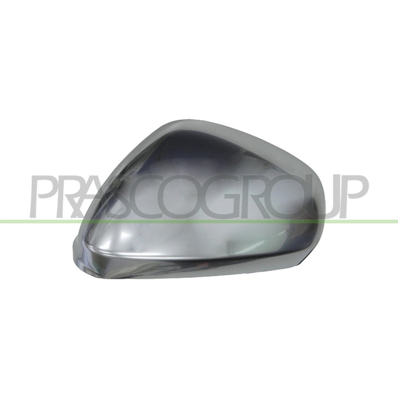 Coque de rétroviseur chrome côté chauffeur