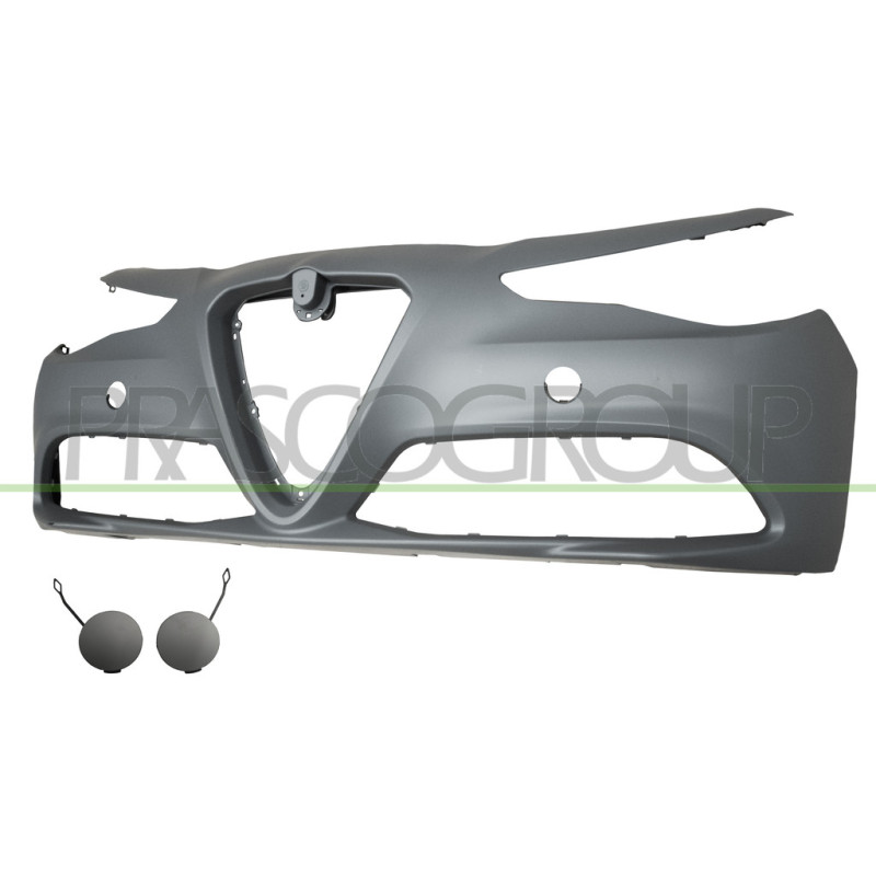 Pare-chocs avant à peindre avec apprêt