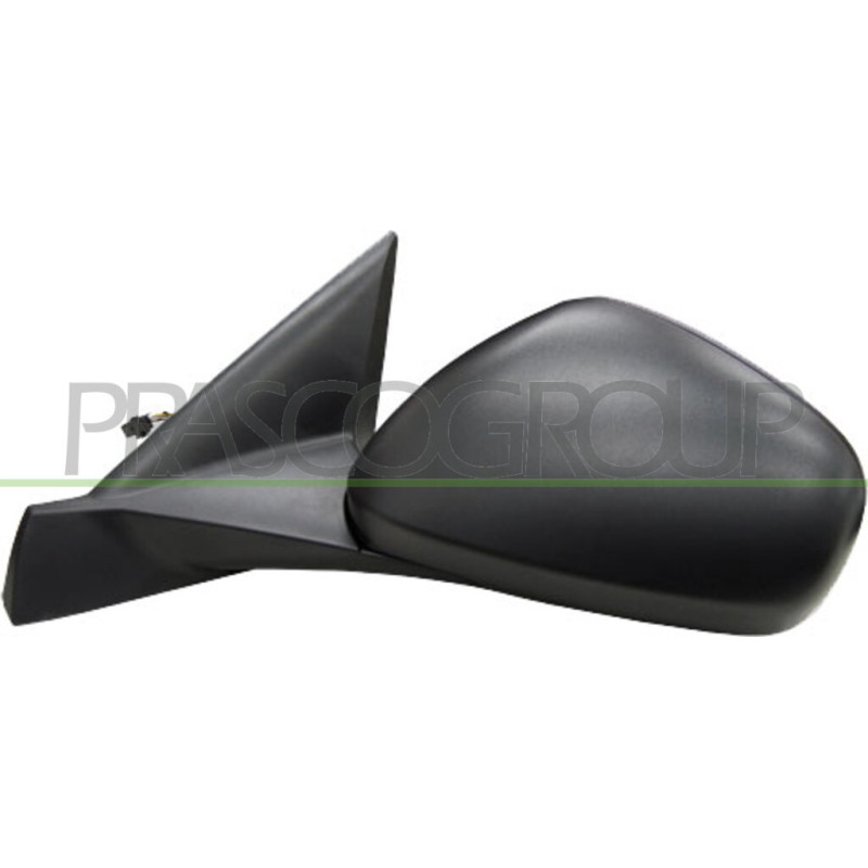 Rétroviseur électrique noir côté chauffeur