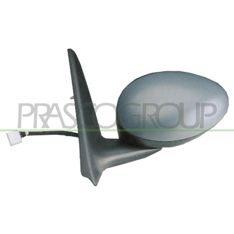 Rétroviseur électrique noir côté chauffeur