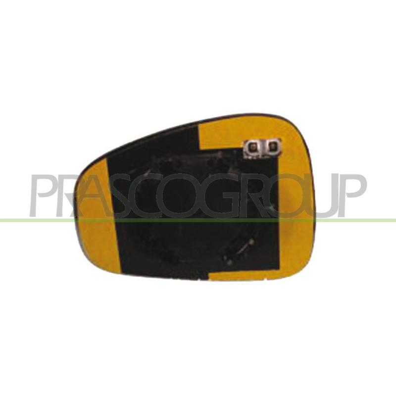 Glace de rétroviseur côté passager