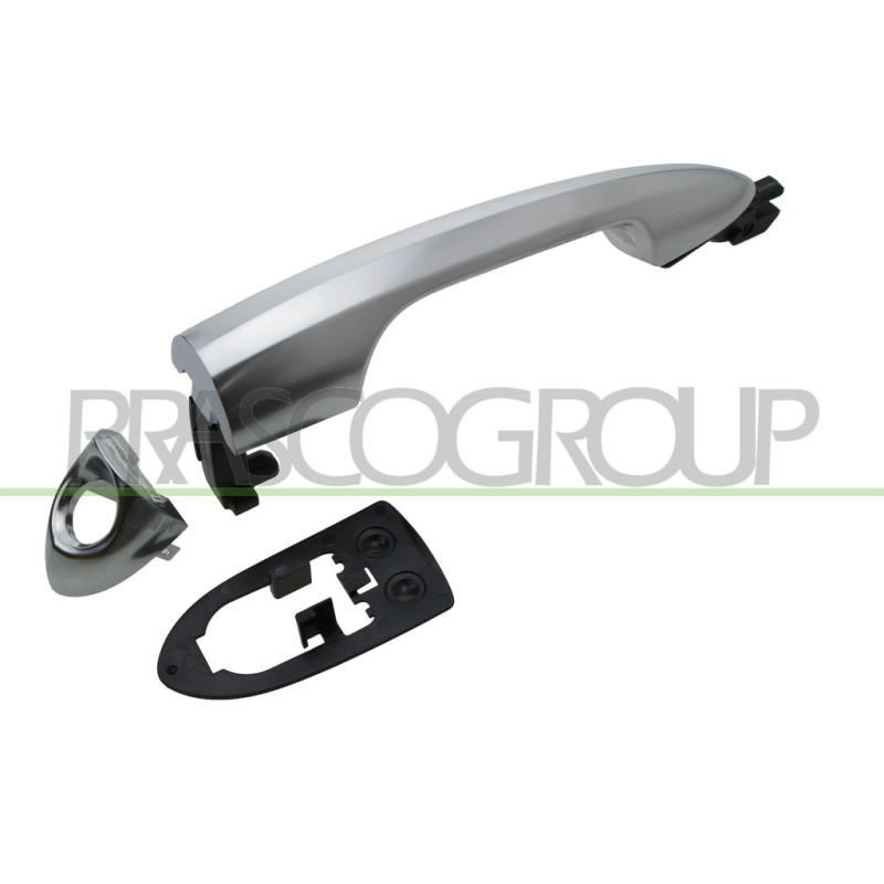 Poignée extérieure chrome satiné