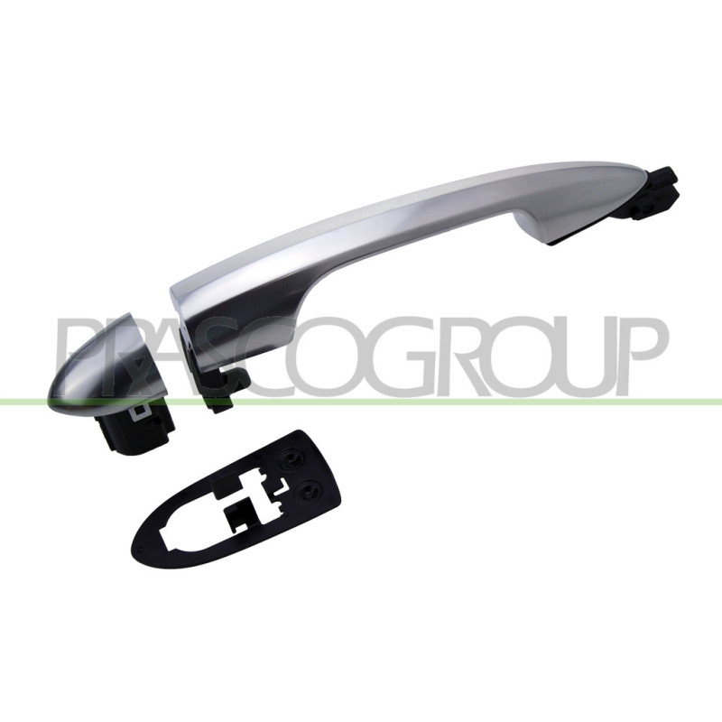 Poignée extérieure chrome satiné