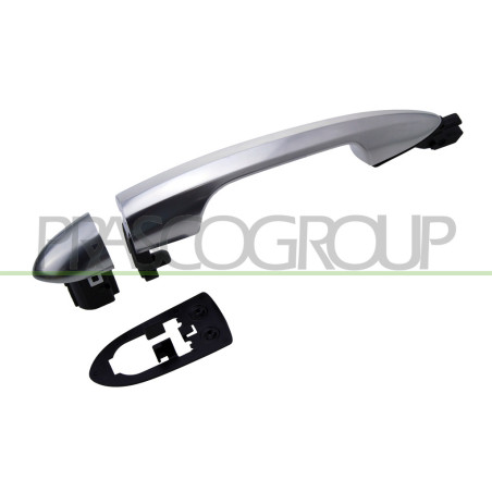 Poignée extérieure chrome satiné