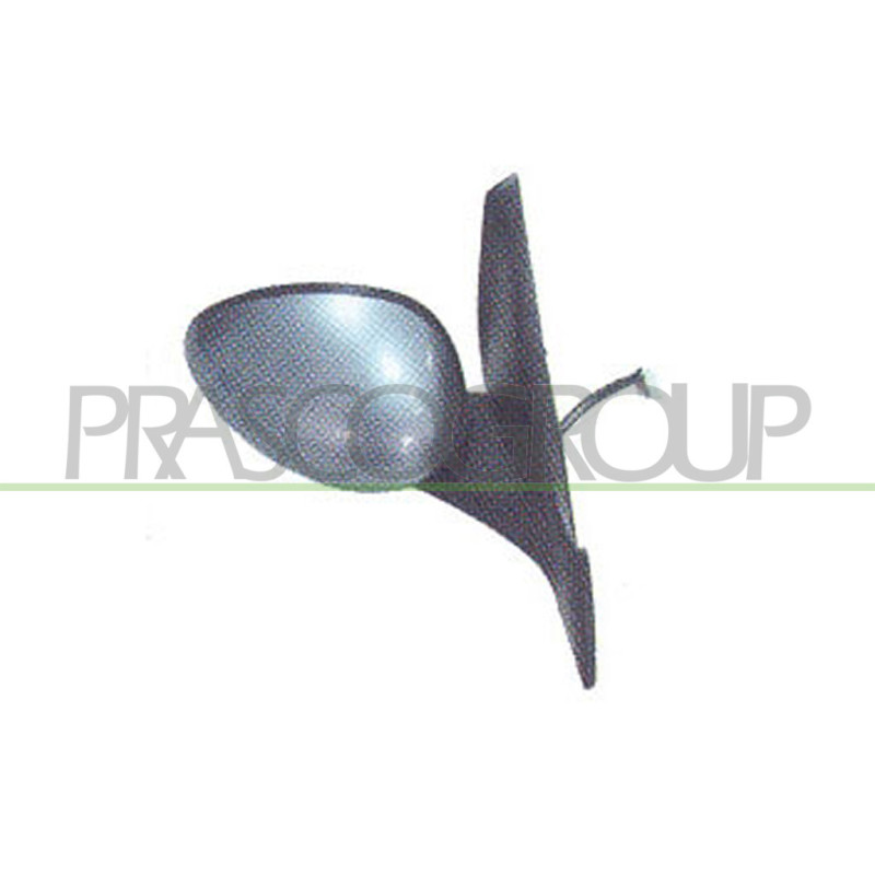 Rétroviseur électrique à peindre avec apprêt côté passager