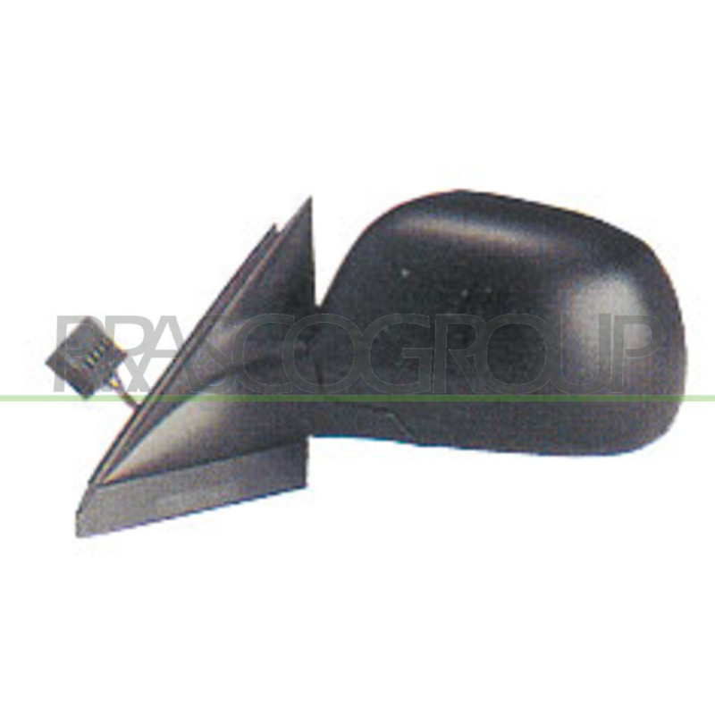 Rétroviseur électrique noir côté chauffeur