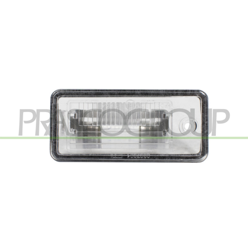 Feu de plaque de police arrière côté passager