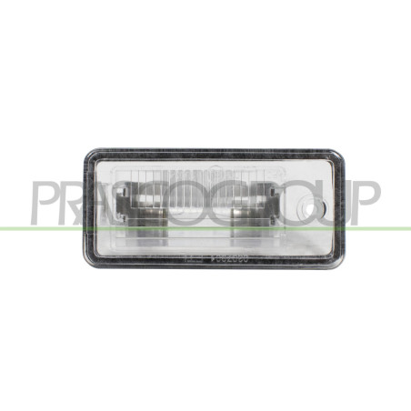 Feu de plaque de police arrière côté passager