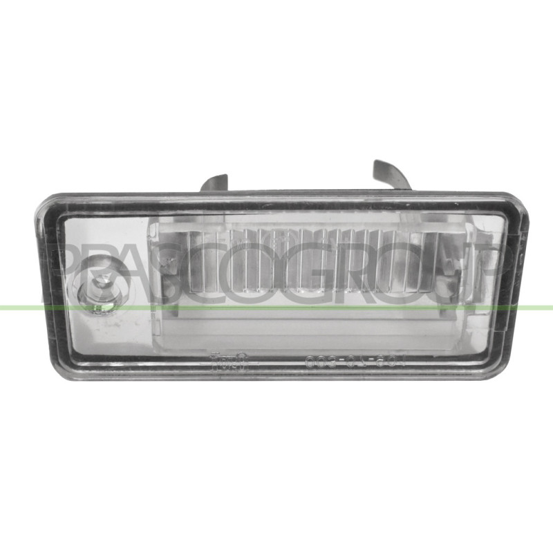 Feu de plaque de police côté chauffeur