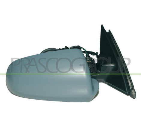 Rétroviseur électrique, rabattable électriquement, à peindre avec apprêt