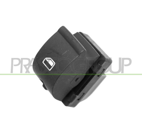 INTERRUPTEUR LEVE-VITRE NOIR-PORTE AVANT GAUCHE-4 BROCHES