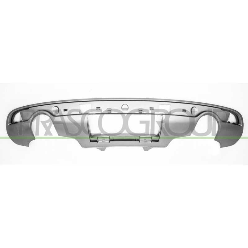 Spoiler argent de pare-chocs arrière