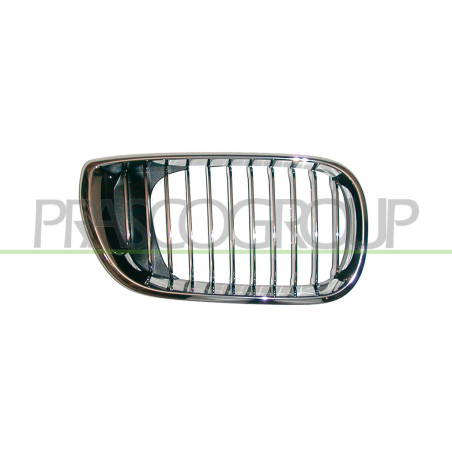 Grille de calandre chrome chrome noir côté passager