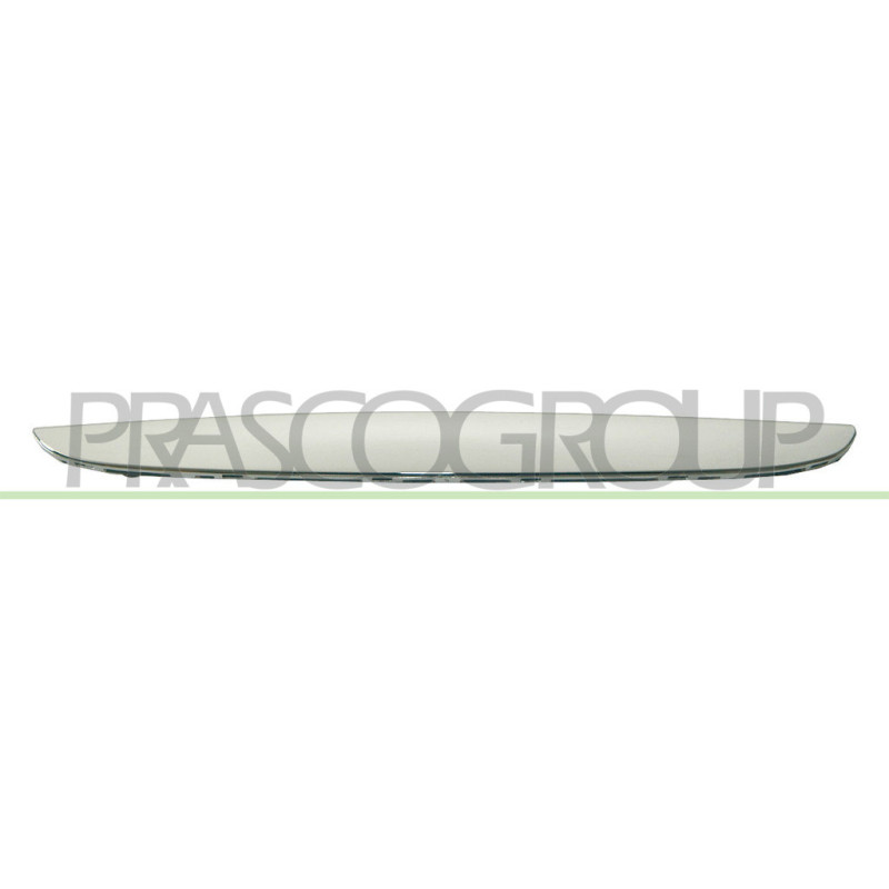 Moulure supérieure chrome de grille de calandre côté passager