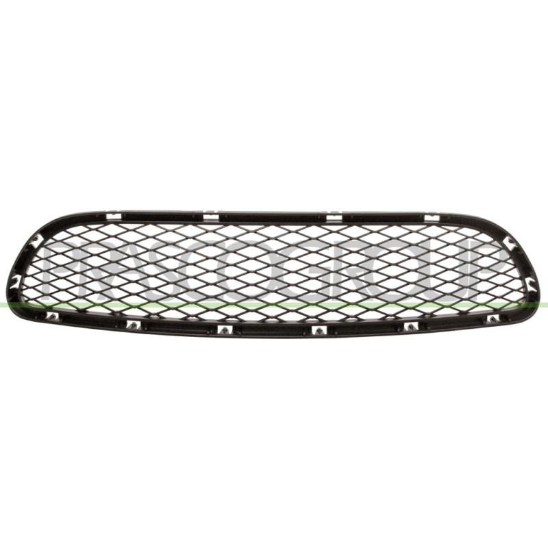 Grille centrale noire de pare-chocs avant