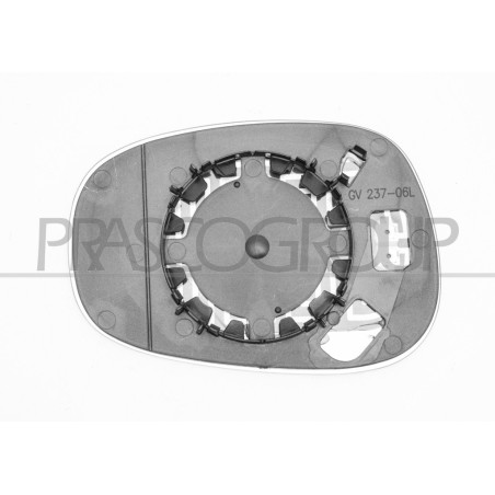 Glace de rétroviseur côté chauffeur