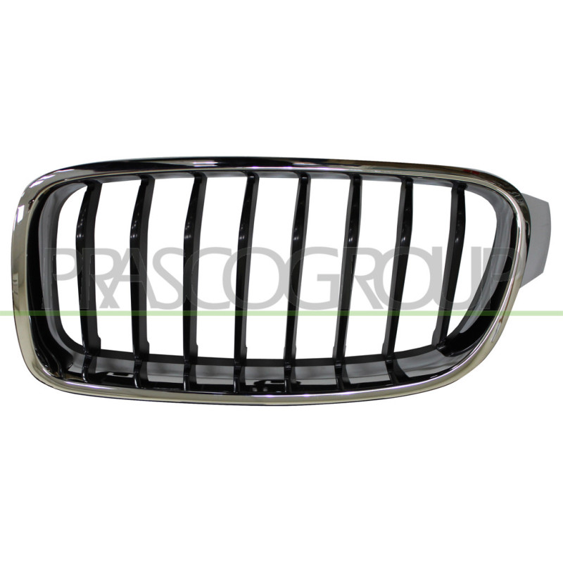 Grille de calandre chrome noir côté chauffeur