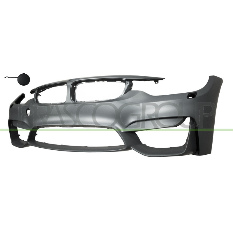 Pare-chocs avant à peindre avec apprêt