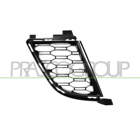 Grille noire brillante de pare-chocs avant côté passager