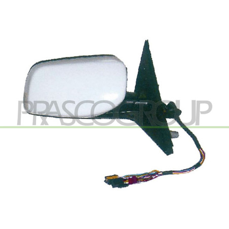 Rétroviseur électrique, rabattable électriquement, à peindre avec apprêt
