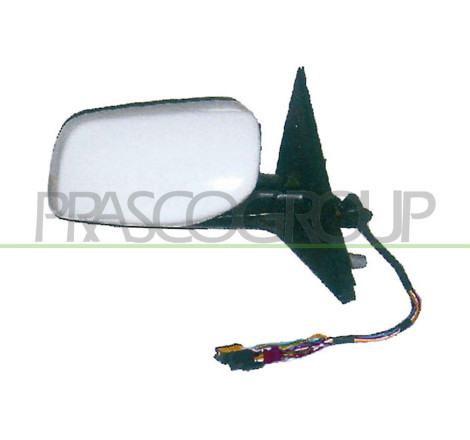 Rétroviseur électrique, rabattable électriquement, à peindre avec apprêt