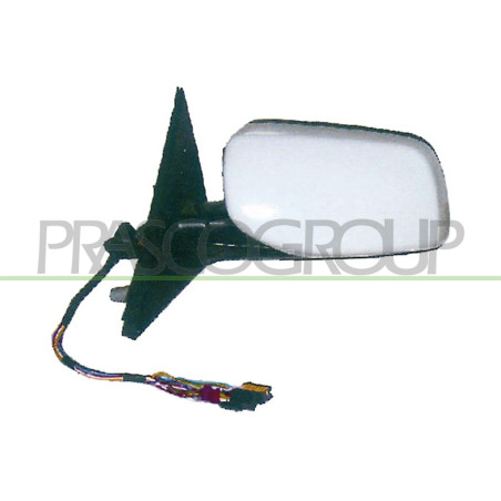 Rétroviseur électrique, rabattable électriquement, à peindre avec apprêt