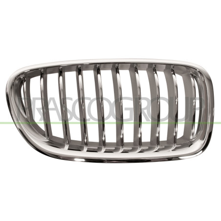 Grille de calandre chrome chrome titane côté passager