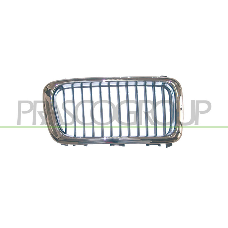 Grille de calandre chrome chrome noir côté chauffeur