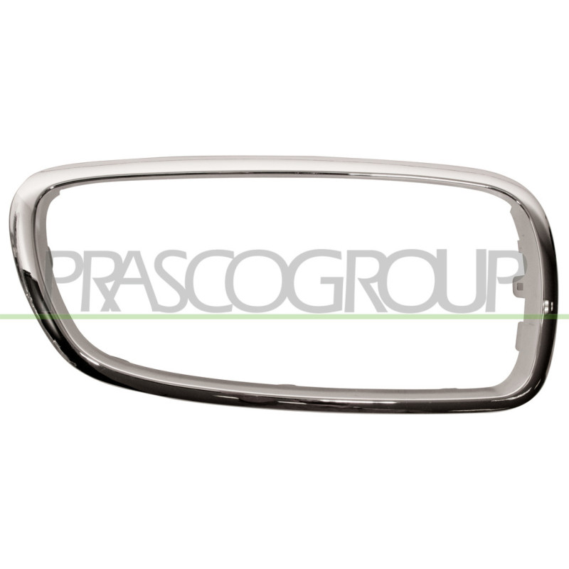 Cadre de grille chromé côté passager